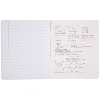 Набор тетрадей Yes Геометрия Ukraine forever А5, в клеточку, 48 листов, 5 шт. (766780) - Pampik - 5