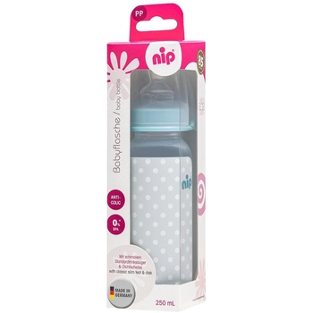 Пляшка для годування Nip PP, 250 мл, синій (35036) - Pampik - 3