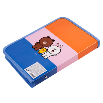 Папка Yes Line Friends В5, на молнии (492155) - Pampik - 2