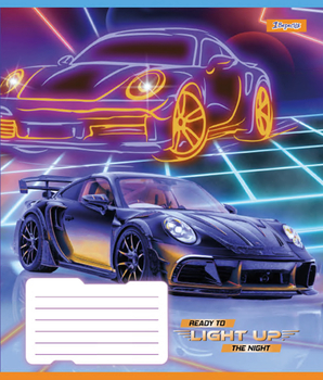 Набор тетрадей 1 Вересня Lights up, А5, в линейку, 48 листов, 10 шт. (767118) - Pampik - 3