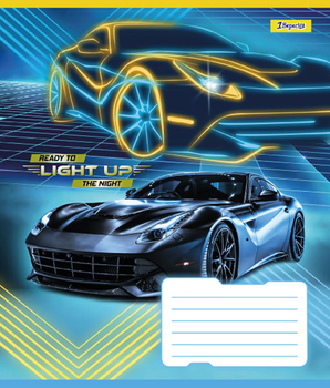 Набор тетрадей 1 Вересня Lights up, А5, в линейку, 48 листов, 10 шт. (767118) - Pampik - 2