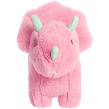 М'яка іграшка Aurora Eco Nation Трицератопс, 28 см, рожева (201013C) - Pampik - 4