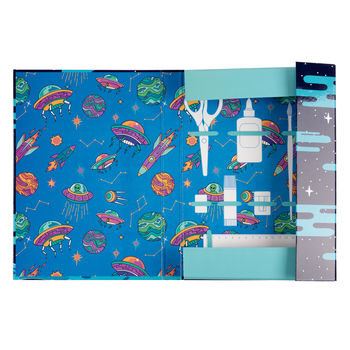 Папка для труда 1 Вересня Space A4, картонная (500233) - Pampik - 2