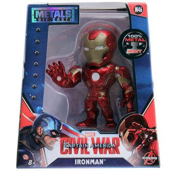 Фигурка металлическая Jada Марвел 4. Железный человек, 10 см (253221010) - Pampik - 9
