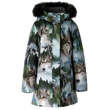 Парка Huppa Emmi, р.128, разноцветный с принтом (12890030-42299-128) - Pampik - 2