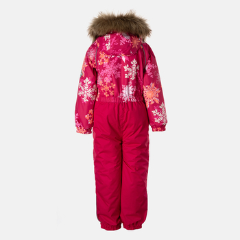 Дитячий зимовий комбінезон Huppa Wille, р.116, фуксія з принтом/фуксія (36430030-44163-116) - Pampik - 2
