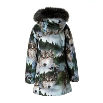 Парка Huppa Emmi, р.128, разноцветный с принтом (12890030-42299-128) - Pampik - 3