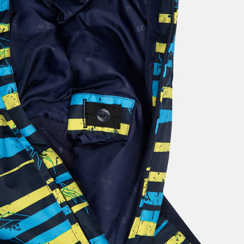 Дитячий зимовий комбінезон Huppa Wille 2, р.116, синій з принтом/темно-синій (36430220-43135-116) - Pampik - 4