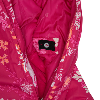 Дитячий зимовий комбінезон Huppa Wille, р.116, фуксія з принтом/фуксія (36430030-44163-116) - Pampik - 6
