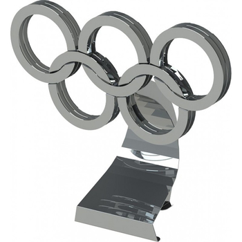 Колекційна модель-конструктор Metal Time Rings of Strength Олімпійські кільця (MT021Y) - Pampik - 2