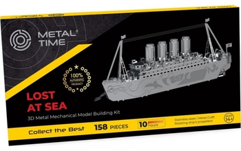 Коллекционная модель-конструктор Metal Time Lost at Sea Корабль Титаник (MT044) - Pampik - 11
