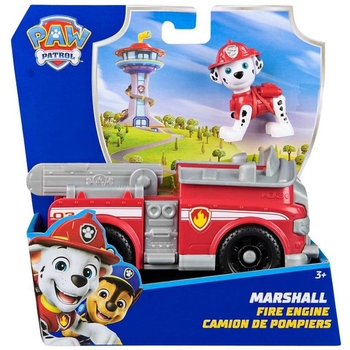 Игровой набор Spin Master Paw Patrol Базовый спасательный автомобиль с водителем Маршал (SM97237/6071209) - Pampik