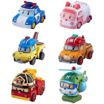 Игровой набор Robocar Poli Мини спасатели-трансформеры Делюкс, 6 шт. (ZR-915) - Pampik - 2