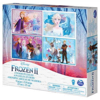 Пазл Spin Master 4 в 1 Холодное сердце - 2, дерево, 23х15 см (SM98490/6052998) - Pampik - 5