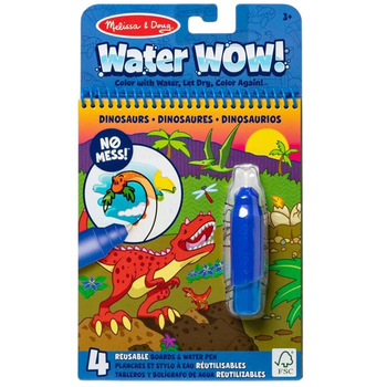 Водна розмальовка з ручкою Melissa & Doug Water WOW: Динозаври (SM93204/6075166) - Pampik