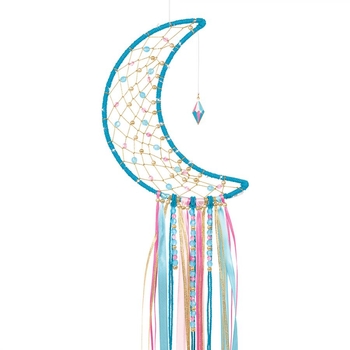 Набор для создания амулета Make it Real Ловец снов с подсветкой, голубой (MR1424) - Pampik - 4