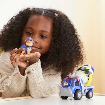 Игровой набор Spin Master Rubble&Crew Кремез и команда: Базовый строительный автомобиль с фигуркой Микса (SM28500/6066540) - Pampik - 11