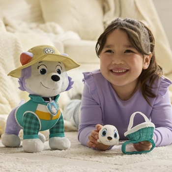 Мягкая игрушка Spin Master Щенячий патруль - щенок Эверест с питомцем, 30 см (SM47401/7687) - Pampik - 9