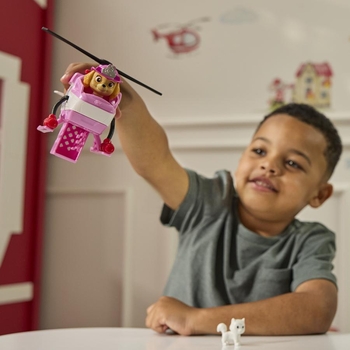 Ігровий набір Spin Master Цуценячий патруль: великий рятувальний гелікоптер з водієм Скай (SM97236/6072661) - Pampik - 8