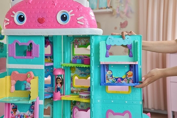 Игровой набор Spin Master Кукольный домик Габби в кино: Балкончик-портал Спа-комната Нявки (SM36277/6074306) - Pampik - 7