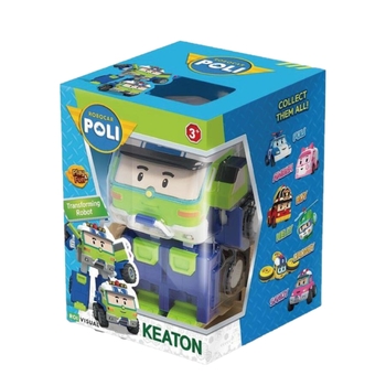 Коллекционная машинка-трансформер Robocar Poli Робокар Китон, 10 см (MRT-0658) - Pampik
