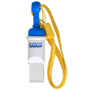 Свисток спортивний Tigres Смурфи, з ремінцем (40073) - Pampik - 2