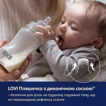 Набір для годування Lovi Захист рефлексу ссання, 150 мл (0120exp) - Pampik - 7