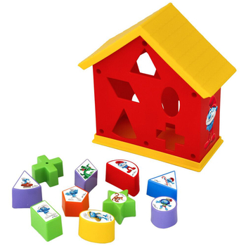Игрушка-сортер Tigres Смурфы Домик развивающий (40068) - Pampik - 3