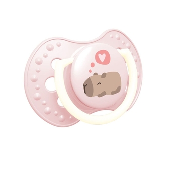 Пустышка силиконовая Lovi CapiChill, динамическая, 18+ мес, 2 шт., розовый (22/934girl) - Pampik - 2