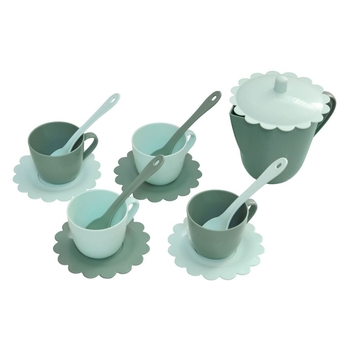 Набор посуды чайный Tigres Ромашка, 14 элементов, бирюзовый (39939) - Pampik - 2