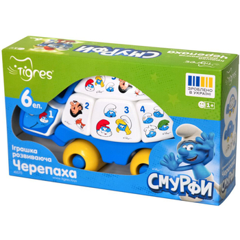 Развивающая игрушка Tigres Смурфы Черепаха (40070) - Pampik - 2