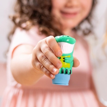 Набор из блокнота и штампа с наклейками Melissa & Doug Sticker WOW! Динозавр (SM93205/6074899) - Pampik - 5