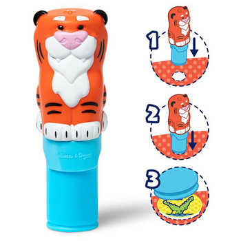 Набір з блокноту та штампу з наліпками Melissa & Doug Sticker WOW! Тигреня (SM93205/6074897) - Pampik - 3