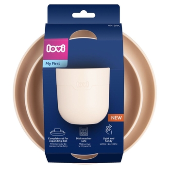 Набір посуду LOVI з чашкою Nude (21/533_bei) - Pampik - 5