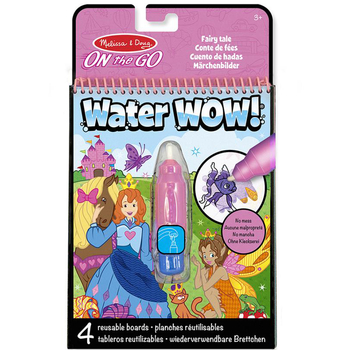 Водная раскраска с ручкой Melissa & Doug Water WOW Сказочный мир (SM93200/6074889) - Pampik