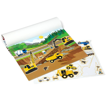 Набор многоразовых наклеек Melissa & Doug Транспорт (SM93209/6812) - Pampik - 4