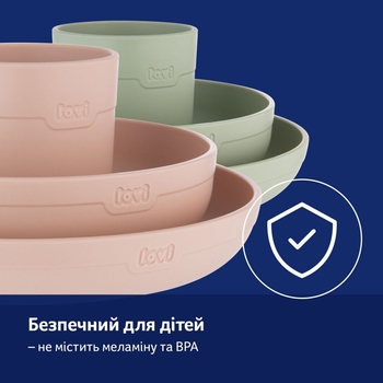 Набір посуду LOVI з чашкою Pistachio (21/533_gre) - Pampik - 6