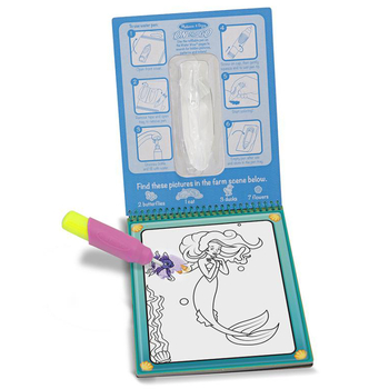 Водная раскраска с ручкой Melissa & Doug Water WOW Сказочный мир (SM93200/6074889) - Pampik - 2
