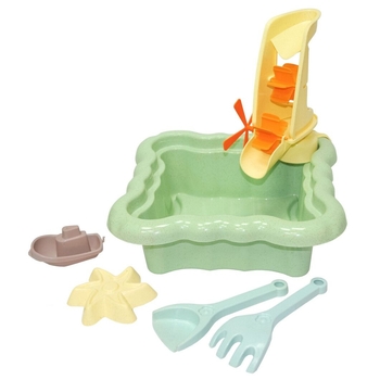 Набор для игр с песком и водой Elfiki Eco с мельницей (39755) - Pampik