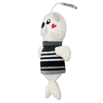 М'яка іграшка-брелок Tigres Морський котик Ліон, 15 см (ІГ-0274) - Pampik - 2