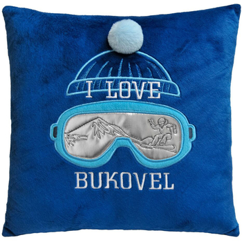 Подушка Tigres I love Bukovel, 33х33 см (ПД-0480) - Pampik