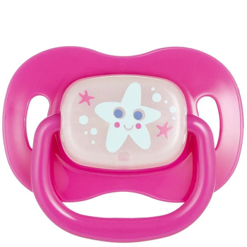 Силіконова пустушка Canpol babies Love & Sea кругла, 18+ міс., рожевий (22/415_pin_new) - Pampik