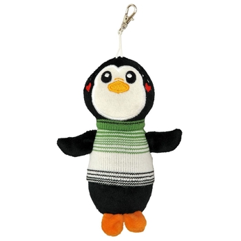 М'яка іграшка-брелок Tigres Пінгвін Пік, 15 см (ІГ-0271) - Pampik