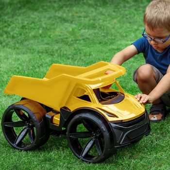 Самосвал Wader Maximus, 59 см, желтый (64030) - Pampik - 7