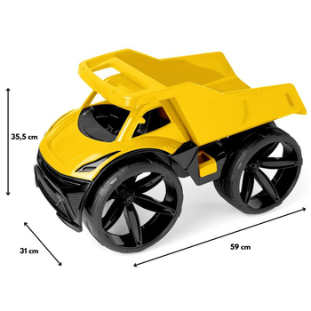 Самосвал Wader Maximus, 59 см, желтый (64030) - Pampik - 6