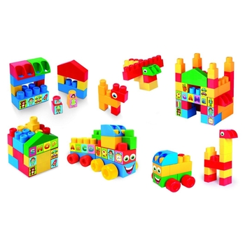 Конструктор Wader Big Blocks, 51 элемент (41592) - Pampik - 3