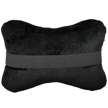 Підголовник-подушка Tigres Буковель, 24х15 см, чорний (ПД-0498) - Pampik - 2