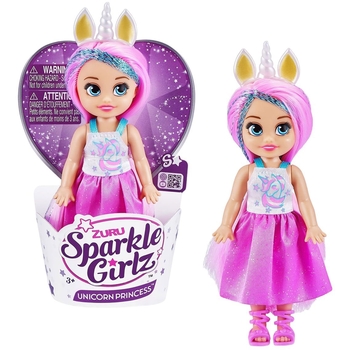 Лялька Zuru Sparkle Girlz Райдужний єдиноріг Рубі, 12 см (Z10094-2) - Pampik - 2