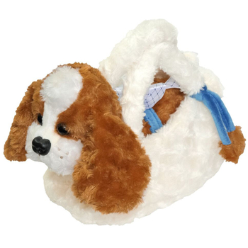 М'яка іграшка Tigres Собачка кокер-спаніель Джессі в сумці, 20 см (СО-0129) - Pampik