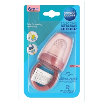 Ніблер Canpol babies силіконовий для годування, рожевий (56/010_pin) - Pampik - 4